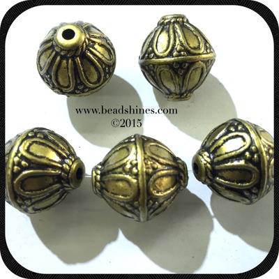 20mm Antique Gold color Spacer Bead