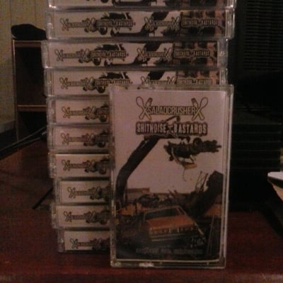 Xsaladcrusherx/shitnoise bastards - "destroy all ignorance" split cassette - Thumbnail 5