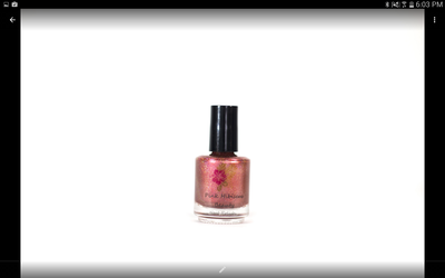 "Redneck Rust" holographic nail polish