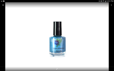 "My nephew's eyes" holographic nail polish