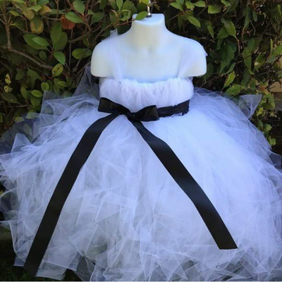 Black and White tutu dress