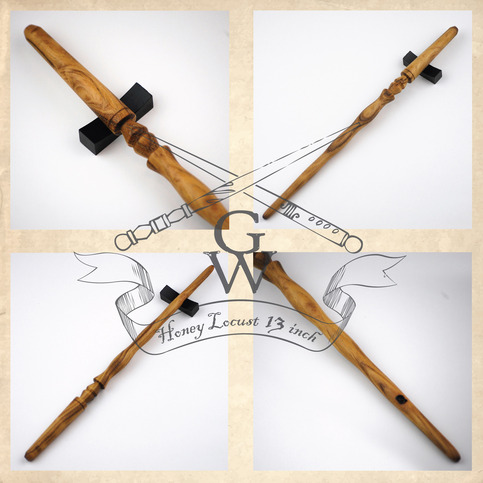 Honey Locust Wand 13 inch