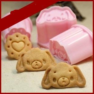 SUGAR BUNNY JAPAN CARTOON PINK COLOR 3pcs Set Cookie Cutter Multi Use Food Cutter