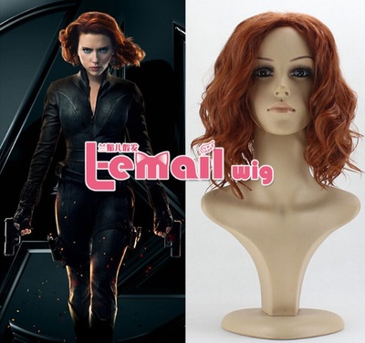 Brown Synthetic Short Curly Avengers Wig