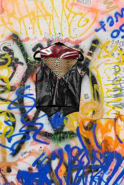 Up Cycled Vintage Tuxedo Vest