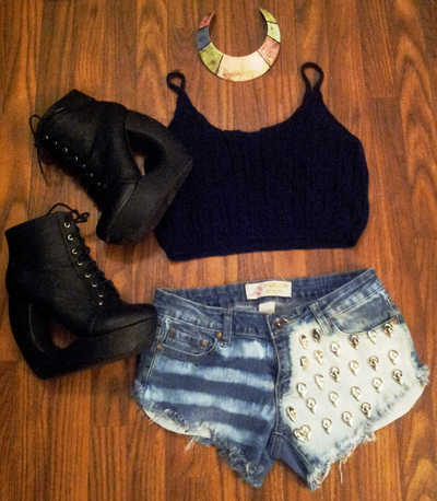 Skull State Short Shorts