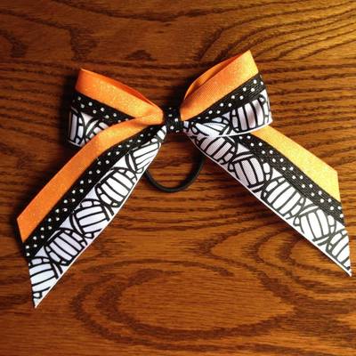 Volleyballs, Glitter Orange, and Black Dots