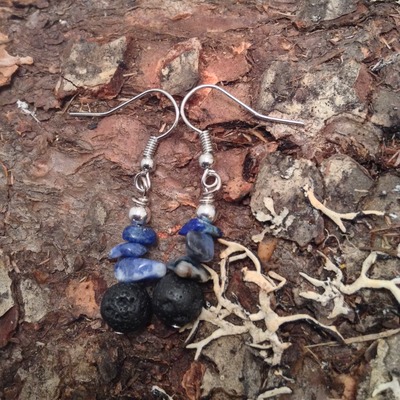 Aromatheropy Stone Earings