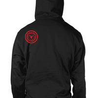 JHA Dayton MMA Institute black customized hoodie - Thumbnail 1