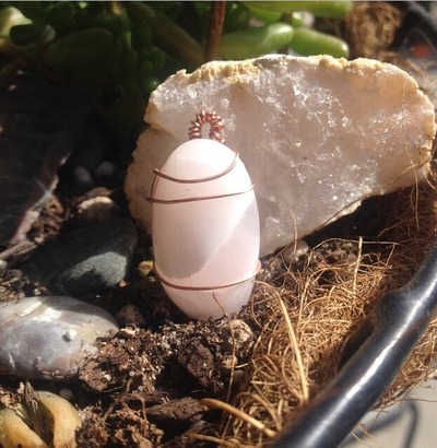 Mangano (Pink calcite) Pendant