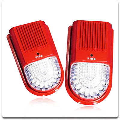 HORN/STROBE BUS-TYPE FIRE ALARM AUDIBLE ALARM AND FLASHING ALARM
