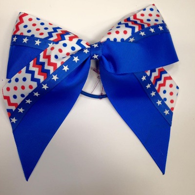 Royal Blue and Red- Stars, Chevron, and Dots