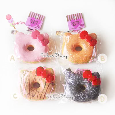 Hello Kitty Powdered Donut Squishy Jumbo (Licensed)