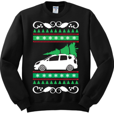 Honda fit (1st gen) ugly christmas sweater - Thumbnail 5