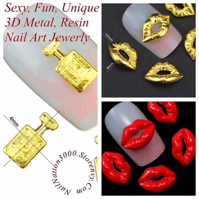 Nail Art 3D Alloy Nail Decorations Sets (reusable) LIST #1