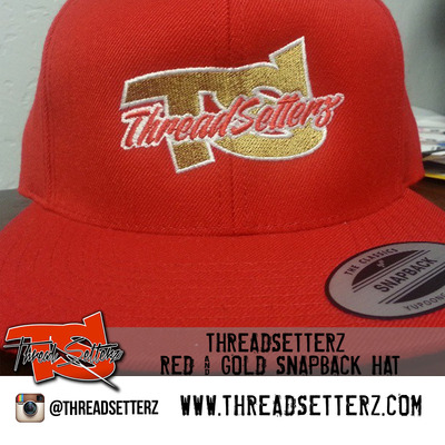 Ts red and gold snapback hat