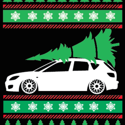 Gen 1 mazda 3 ugly christmas sweater - Thumbnail 5