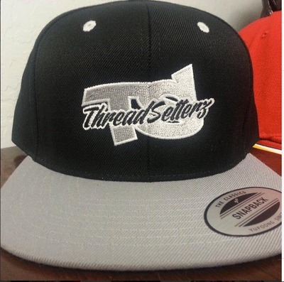 Ts black and silver two tone snapback