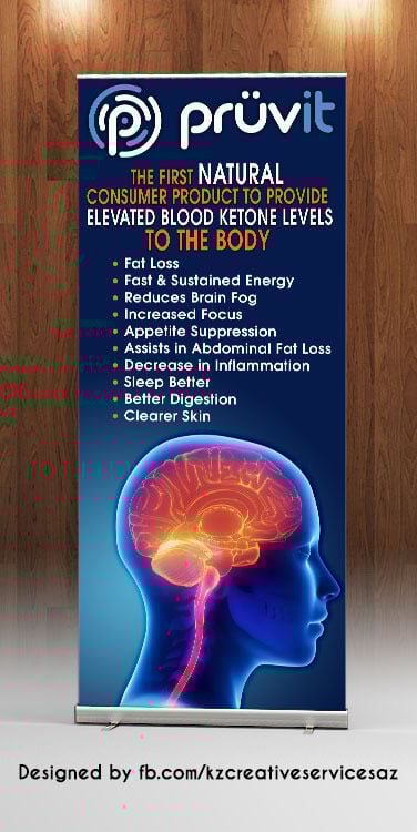 PRUVIT - RETRACTABLE BANNER