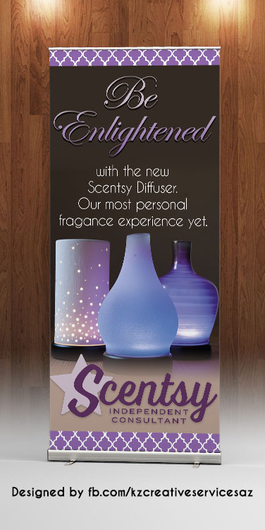 SCENTSY DIFUSSER - RETRACTABLE BANNER