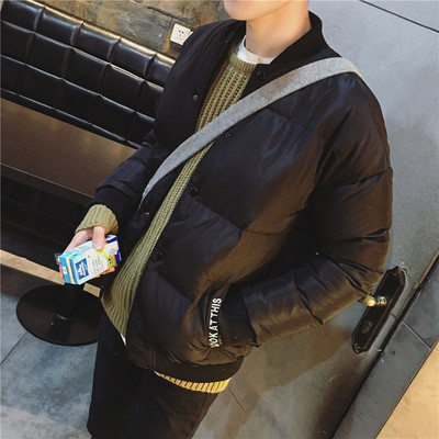 ROSE PINK BLACK JAPANESE FASHION UNISEX WINTER COAT