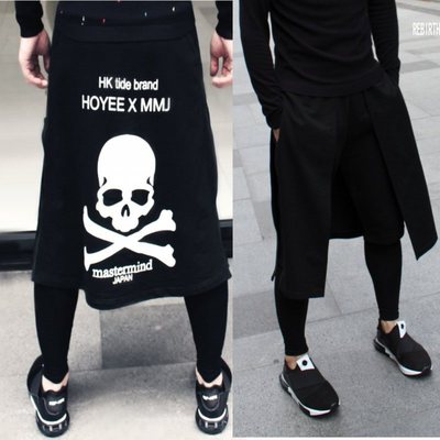 MASTERMIND JAPAN HOYEE X MMJ DROP CROTCH HAREM CASUAL SKIRT PANTS