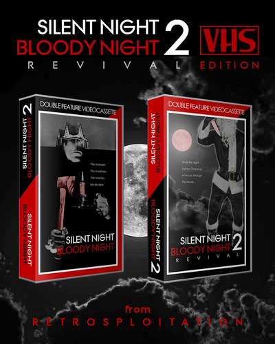 Silent Night Bloody Night 2 Double Feature VHS