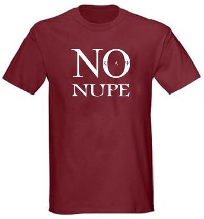 Kappa Alpha Psi Nu Omicron Chapter NUPE T-shirt (University of North Carolina at Pembroke)