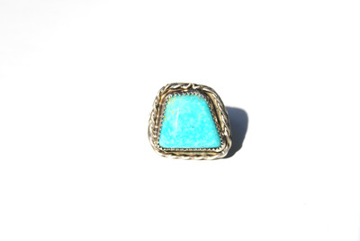 Vintage Turquoise Trapezoid