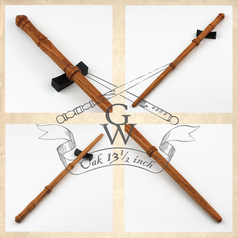 Oak Wand 13 1/2 inch