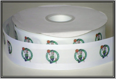 1.5" Celtics Inspired Custom Printed Grosgrain Ribbon