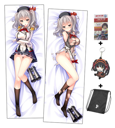 Brand New Kashima - Kantai Collection Anime Dakimakura Japanese Hugging Body Pillow Cover H3099