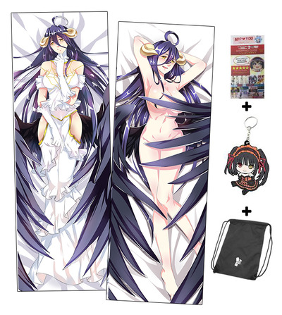 Brand New Overlord Anime Dakimakura Japanese Hugging Body Pillow Cover H3114