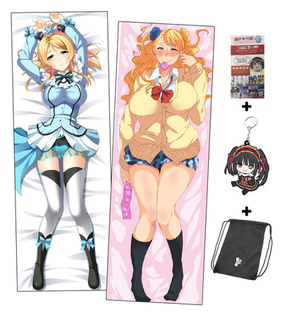 Brand New Love Live and Blonde Girl Anime Dakimakura Japanese Hugging Body Pillow Cover ADP-512128 ADP-512142