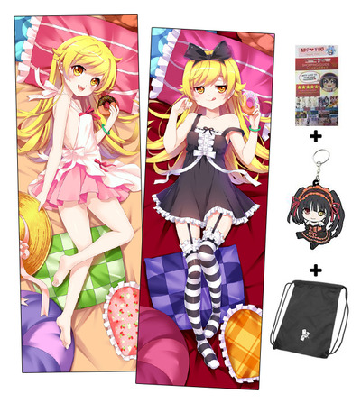 Brand New Oshino Shinobu Anime Dakimakura Japanese Hugging Body Pillow Cover ADP-512001