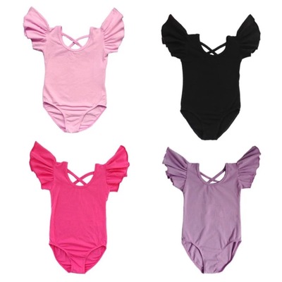 Flutter sleeve leotard