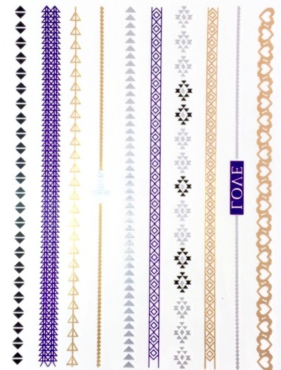 Bijoux Body Tattoos- Greek Key