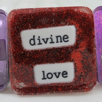 Word Play Magnets: Nerd, Divine Love, Kisses Wish, Learn  - Thumbnail 1
