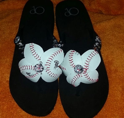 Baseball Flip Flop Clips - FREE SHIPPING