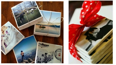 Personalized Tile Coasters Set of 6