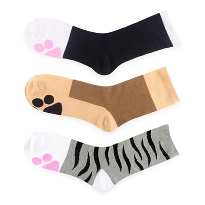 PAW SOCKS : 3 Pack