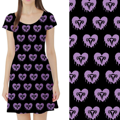Internal Organ Skater Dress