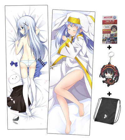Brand New Magical Index and Order Rabbit Anime Dakimakura Japanese Hugging Body Pillow Cover ADP61030-36