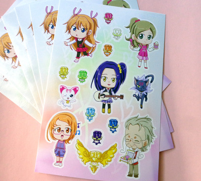 Suite PreCure sticker sheet