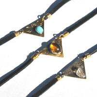 Brass & Stone Chokers - Thumbnail 1