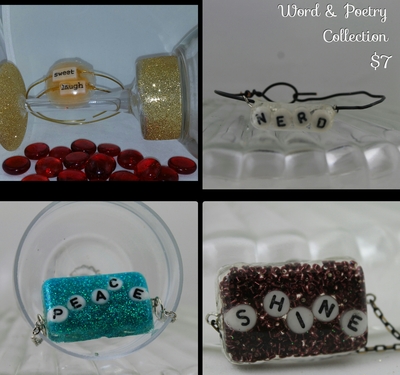 Word Play Bracelet - SHINE, PEACE, NERD,SWEET, LAUGH