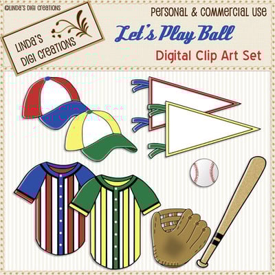 Let's Play Ball (Clip Art Set)