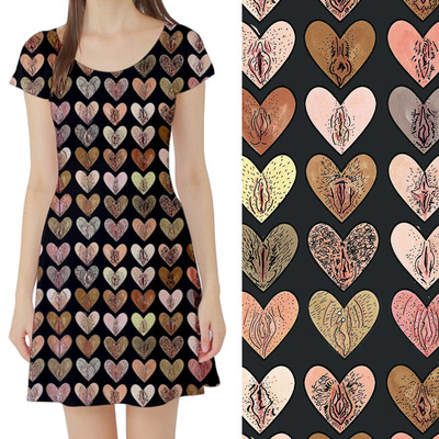 Vulvalution black skater dress - Thumbnail 3