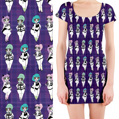 Chubby Bondage Babe Bodycon dress