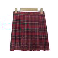 Japanese school style cosplay checkered plaid pleated skirt - Thumbnail 1